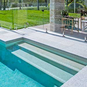 What is waterline pool tile?