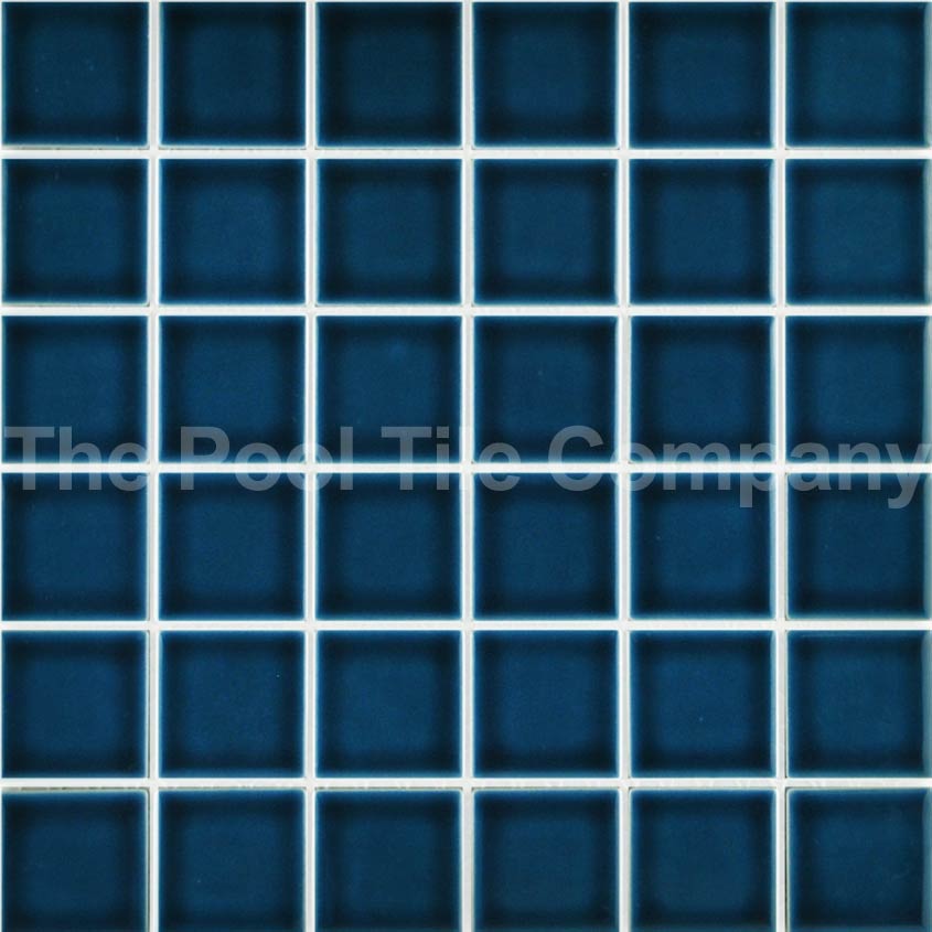 Ocean Blue 48mm Ceramic Mosaic Tiles Cm098, Mosaic Tile Ceramic
