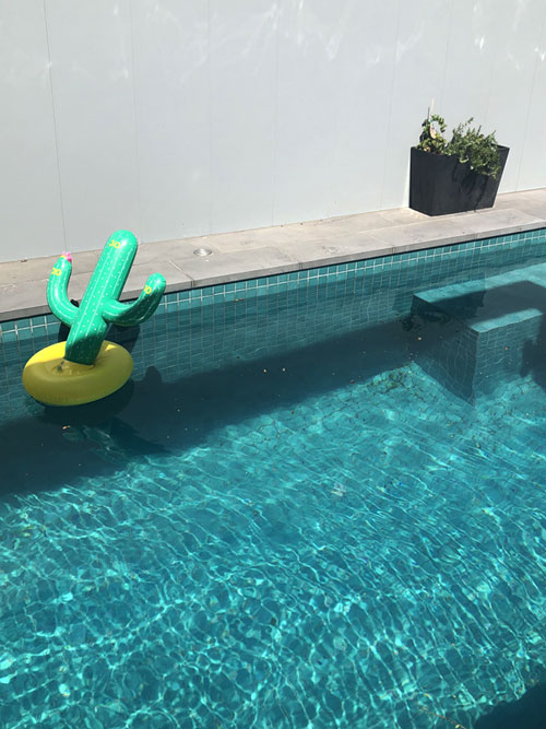 Green 58mm Ceramic Mosaic Pool Tiles CM168