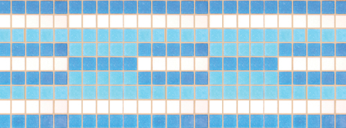 Kirra waterline tile made with glass mosaics