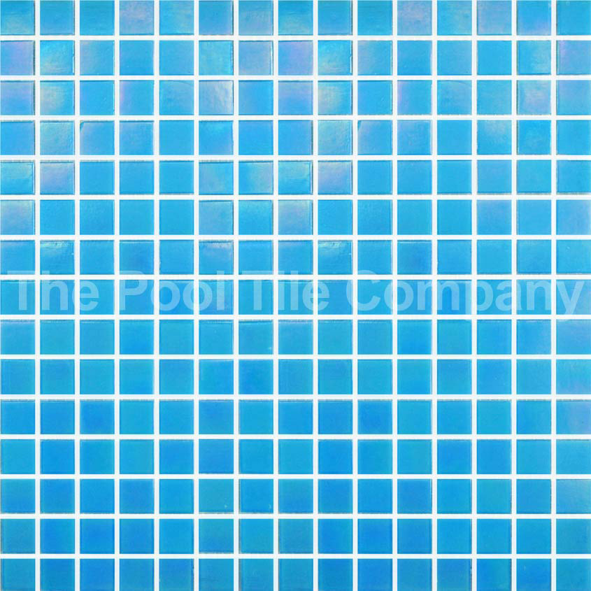 Light Sky Blue Pearl Pool Tiles Glass, Light Blue Tiles