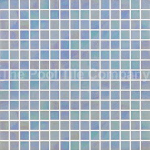 GC139 Ice Blue Pearl 20mm glass mosaic pool tiles