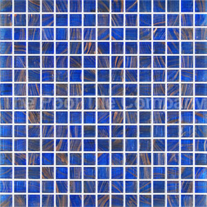GC175 Sapphire Gold glass mosaic tiles