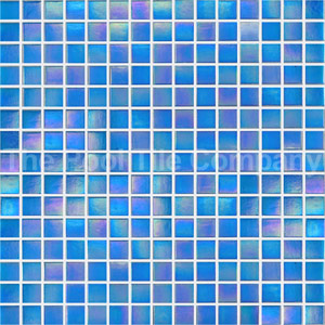 GC185 Sky Blue Pearl blend mosaic tiles