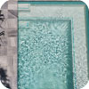 GC430 Kimberley used as waterline tiles and step marker tiles.