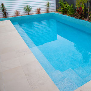 Honed Sandstone with GC430 Kimberley Glass Mosaics