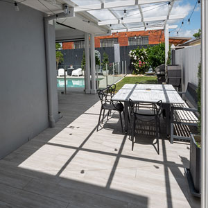 Silver Elm tiles shown