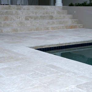 Tumbled Travertine French Pattern