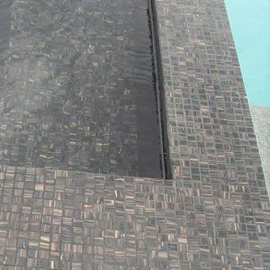 GC099 Black Caramel shown tiled in spa pool