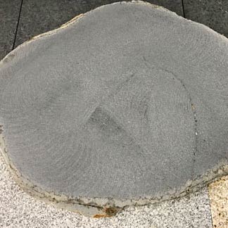 Basalt stepping stone 
		Size 400mm x 30mm