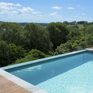 CMC340 Neptune 23mm mosaic pool tiles in place