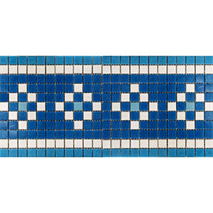 Glass Patterned Waterline Tiles
