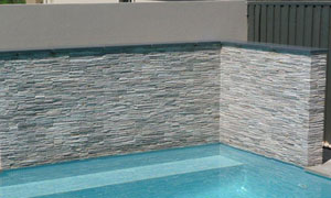 SS110 Frosted Ice Stacked Stone Panel