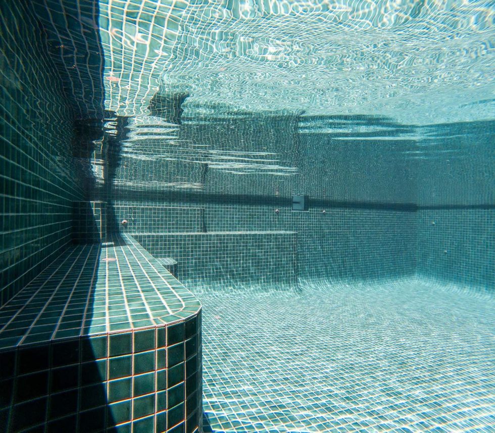 Pool Emerald Color Material Poolside Emerald 48mm Ceramic Mosaic Pool Tiles CMC338