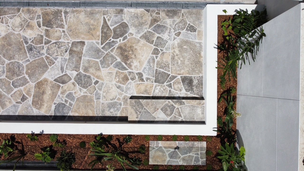 Silver Travertine Crazy Pave 3 Silver Travertine Crazy paving9