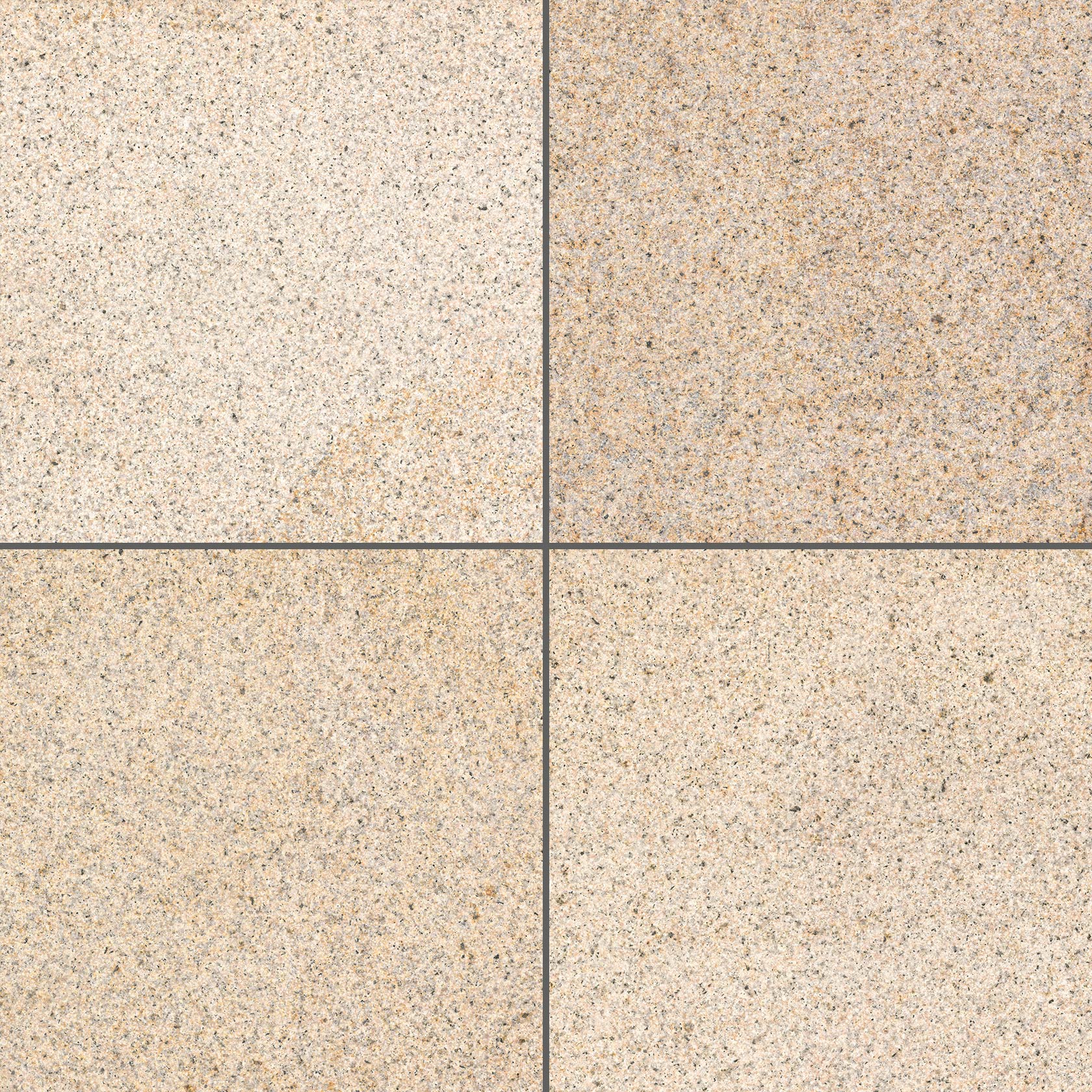 Almond Granite 4 tiles in grid