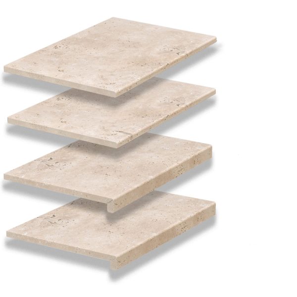 Travertine pool coping