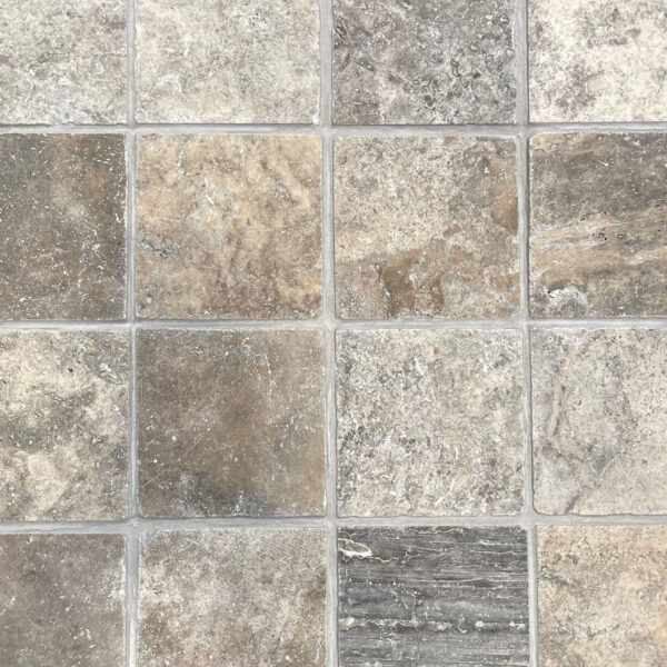 Silver Travertine Cobblestone