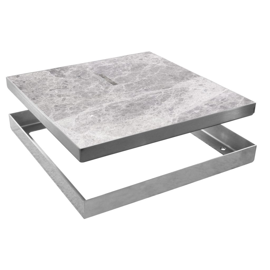 Silver Marble Quad Skimmer Lids Available Now