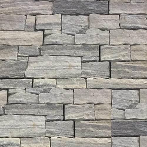SS430 Natural Grey stacked stone wall cladding