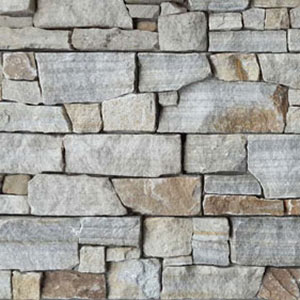 Stacked Stone + Loose Stone Wall Cladding