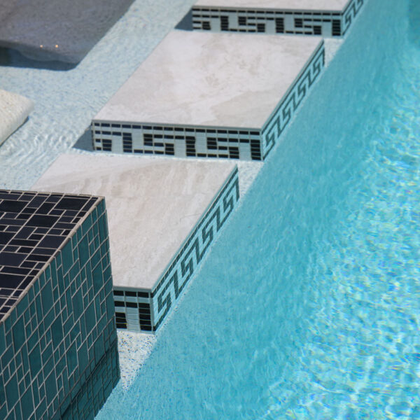 Black Greek Key CB415